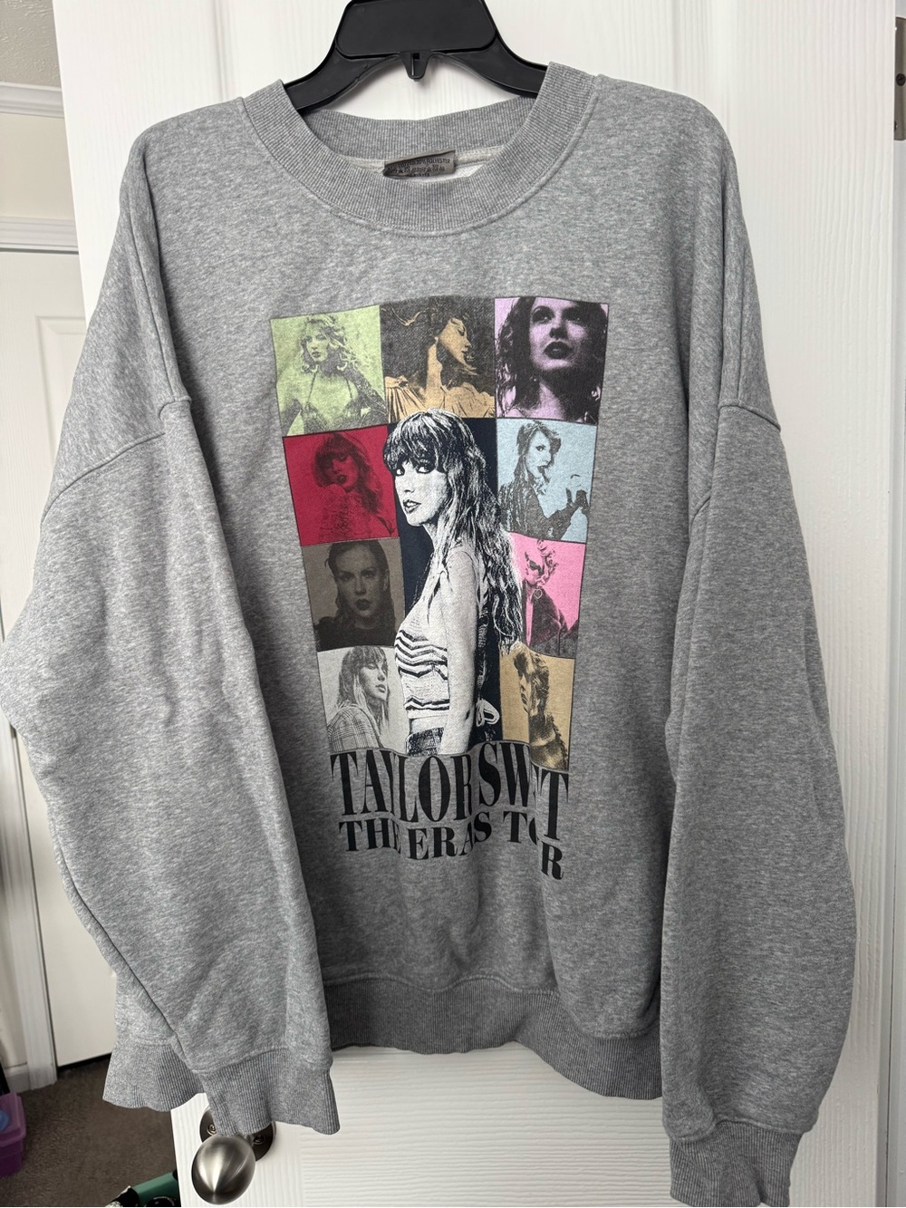 NEW Taylor Swift TTPD Eras Tour II Gray Crewneck Sweatshirt 2024 Official 2XL